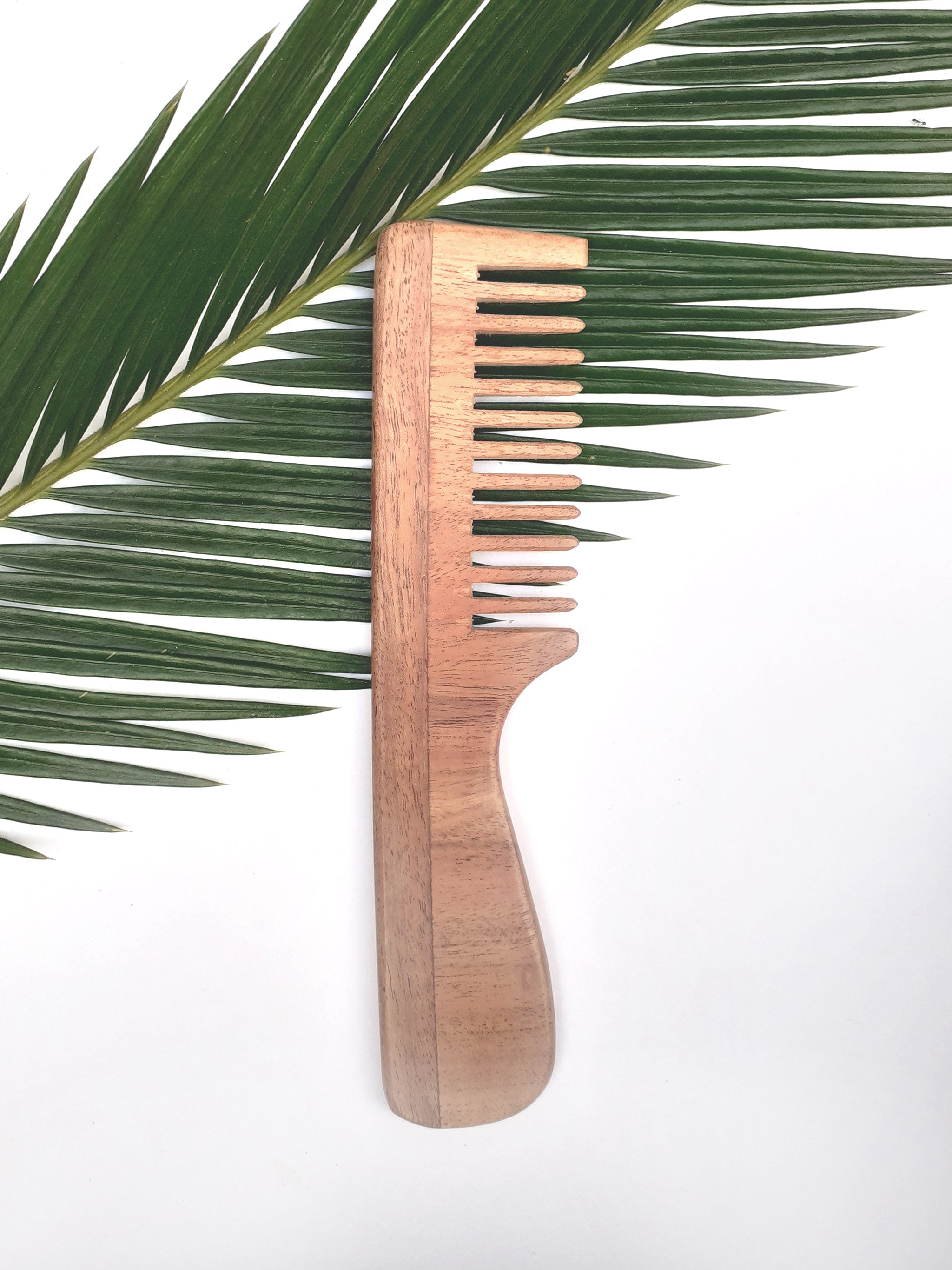 Naadam Cashmere Comb in Natural Wood, 4 x 10